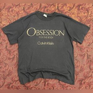 80s Calvin Klein “Obsession” Single Stitch Tee